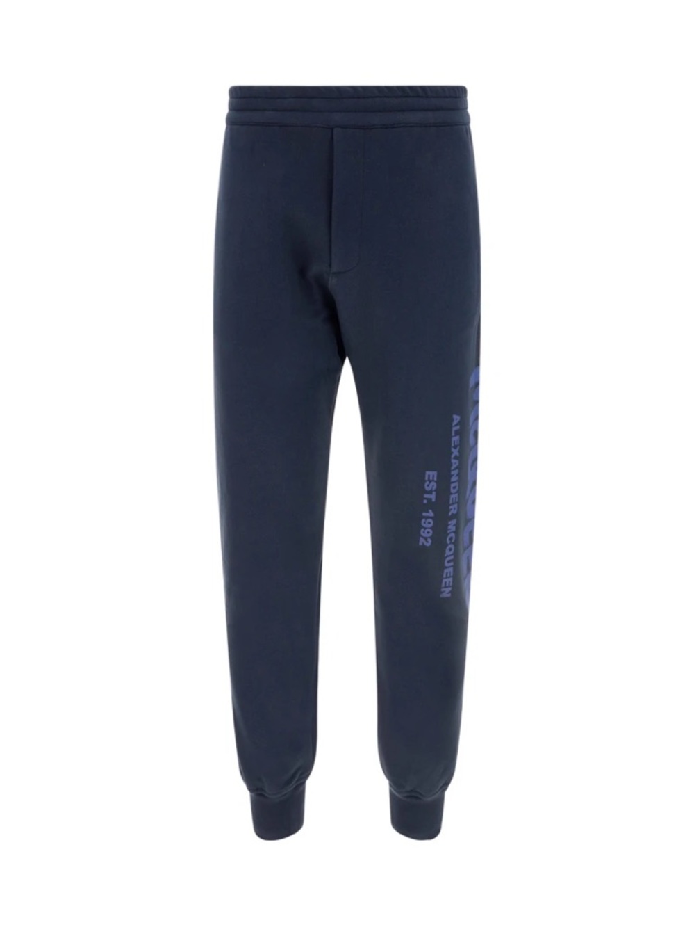 Alexander McQueen Navy Blue Side Logo Sweatpants xxl